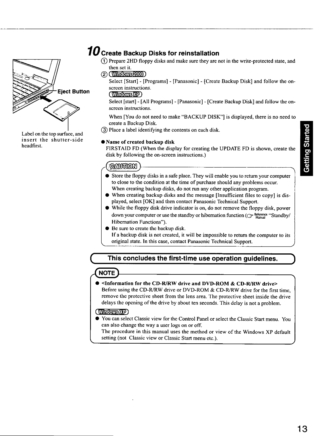 Panasonic CF48 manual 