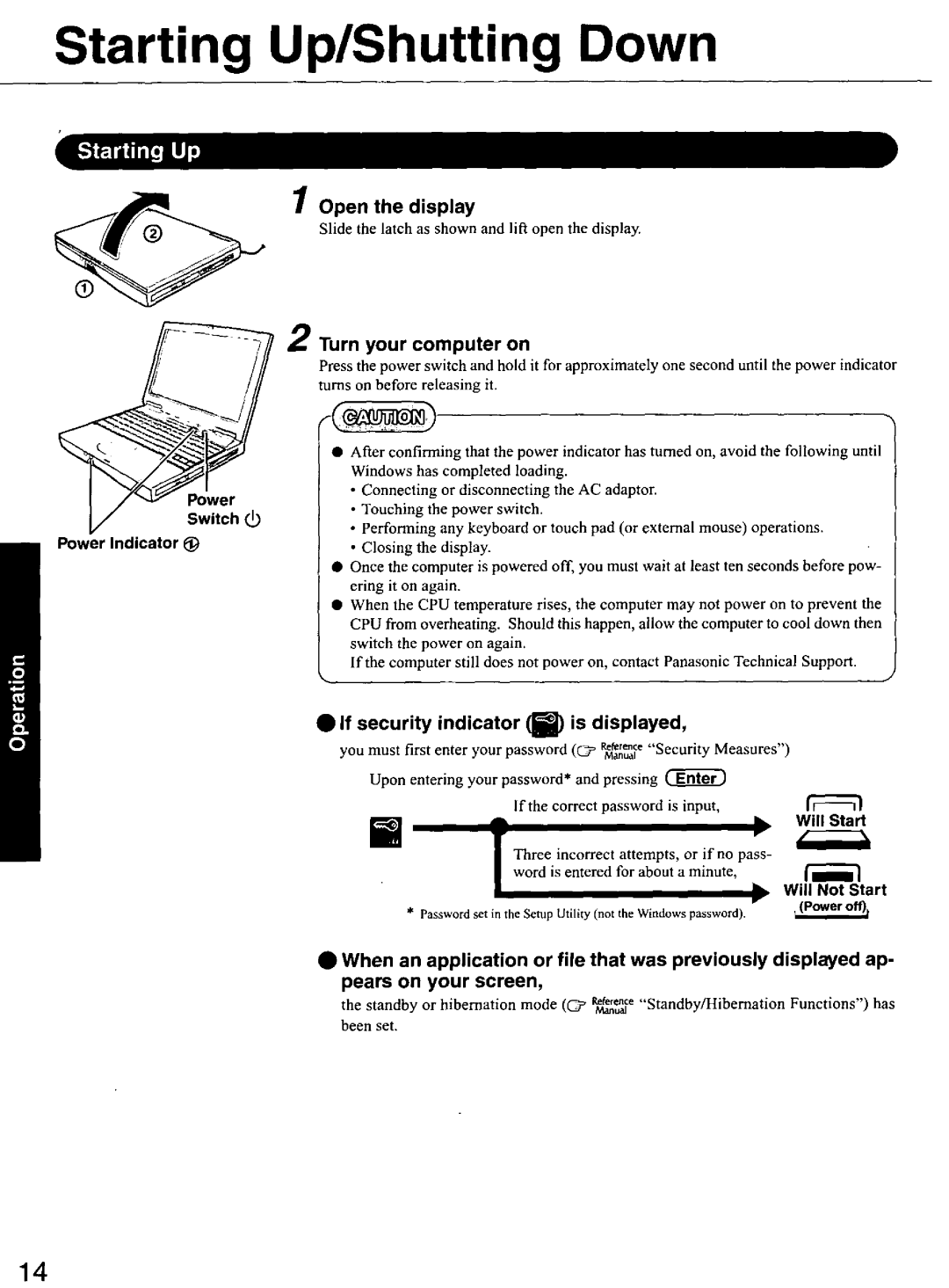 Panasonic CF48 manual 