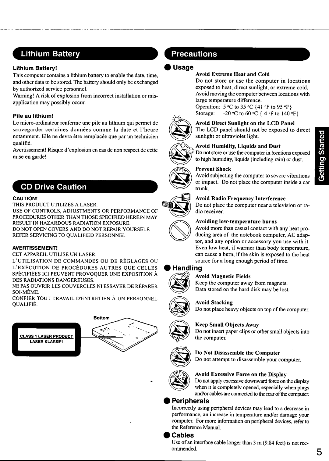 Panasonic CF48 manual 