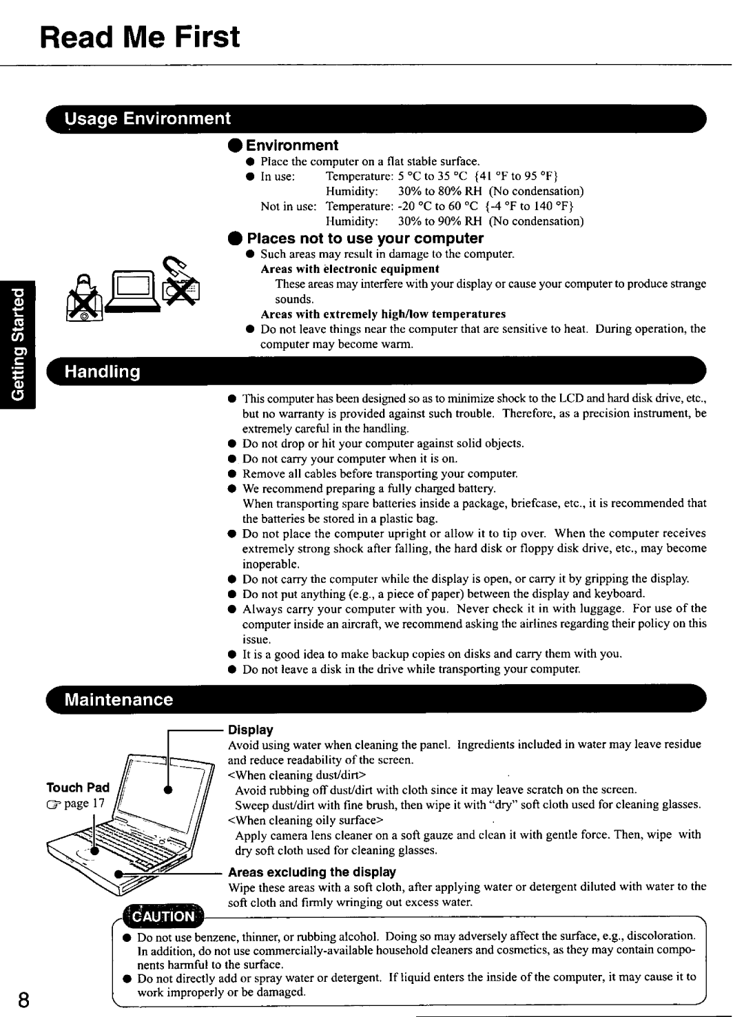 Panasonic CF48 manual 