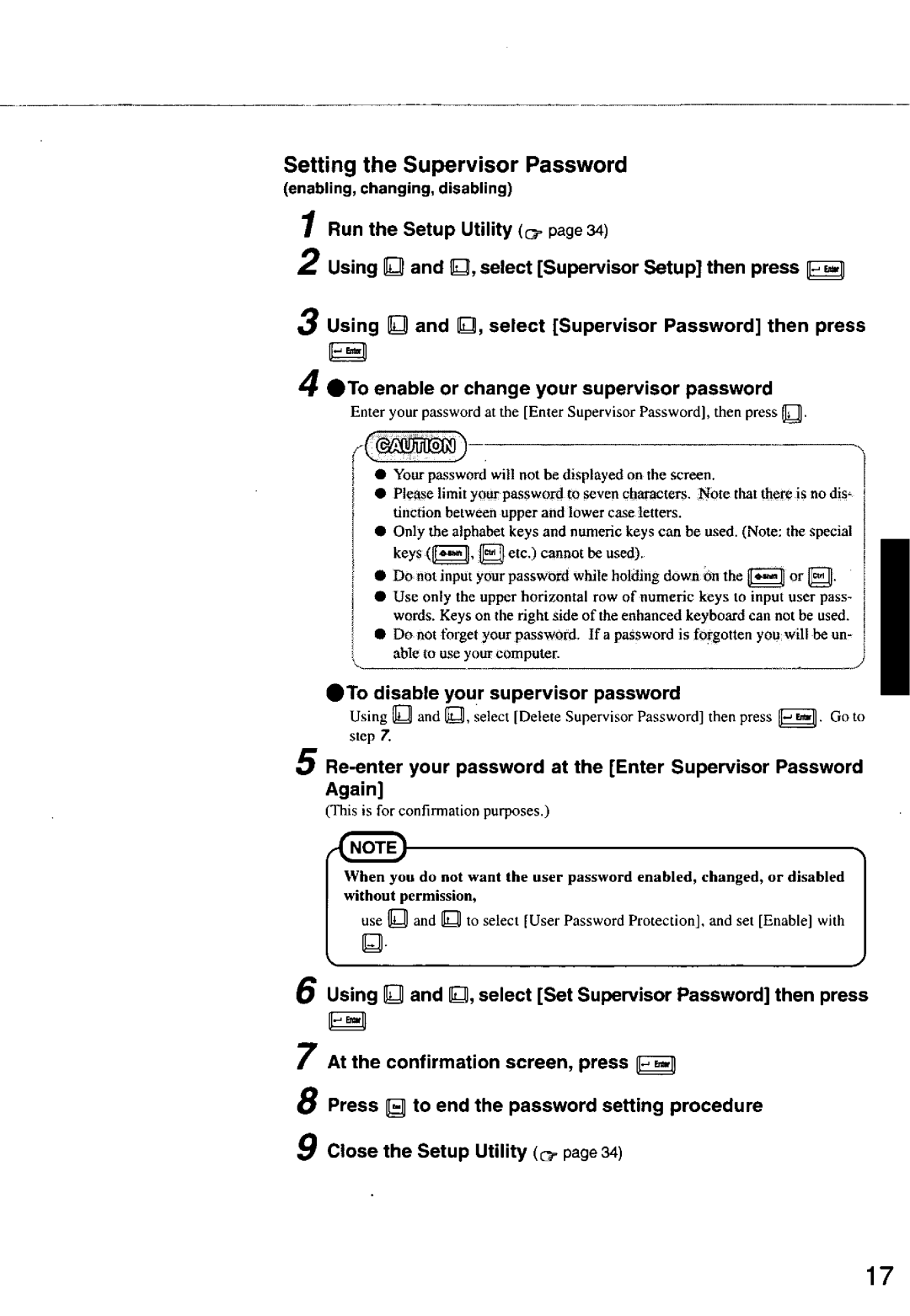 Panasonic CF55 manual 