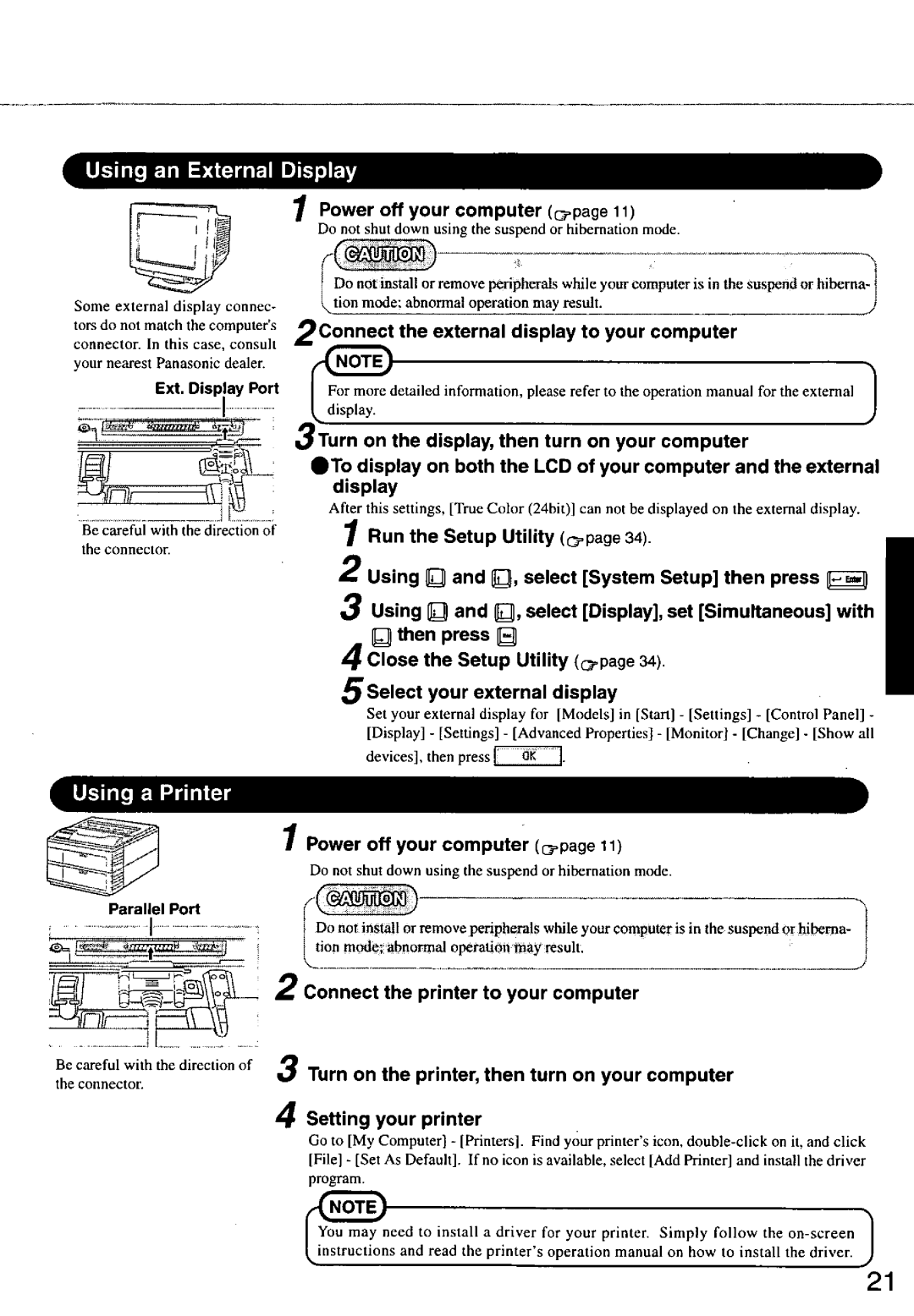 Panasonic CF55 manual 