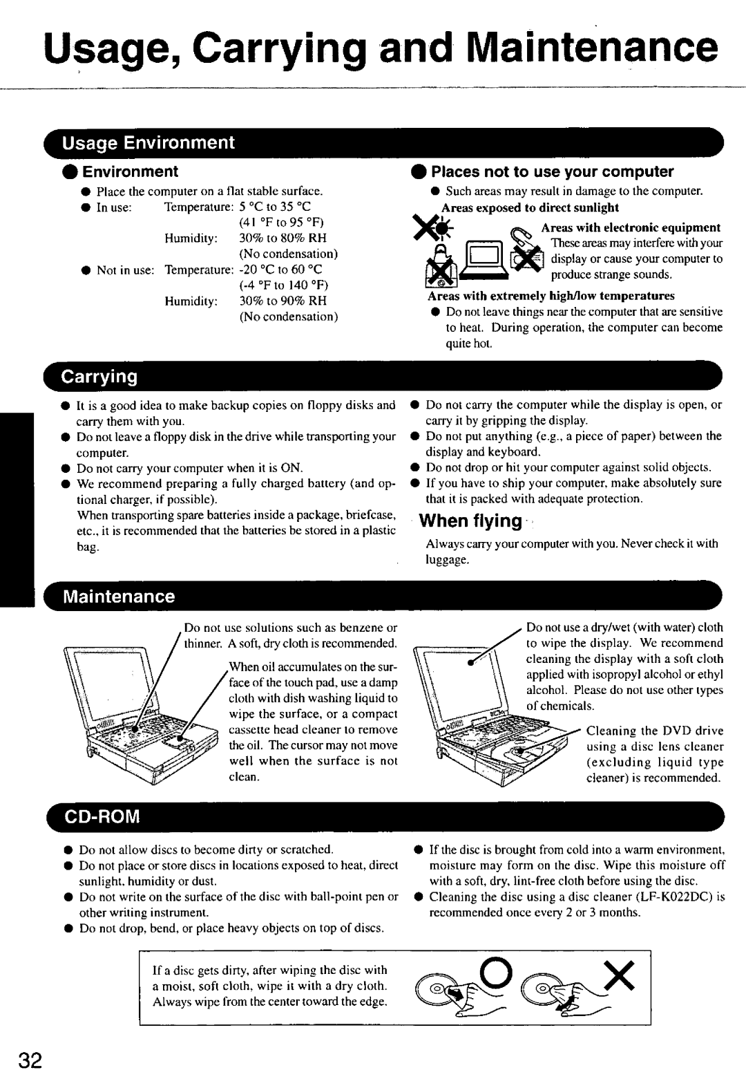 Panasonic CF63 manual 