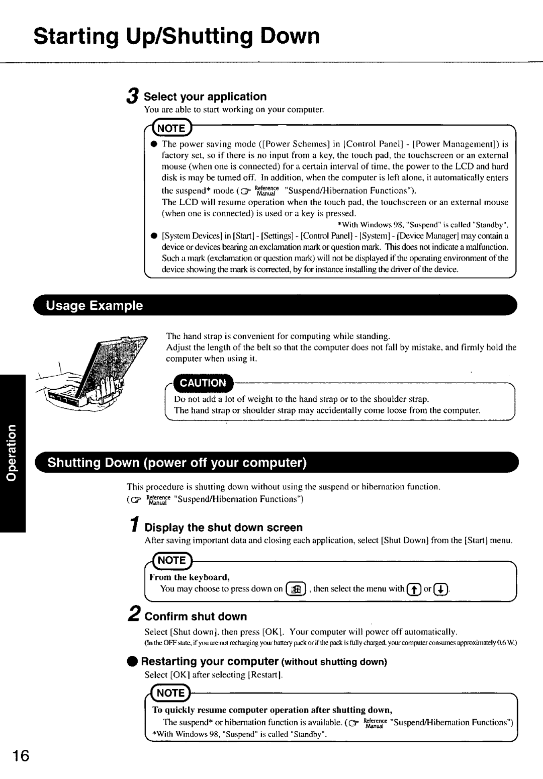 Panasonic CFM34 manual 