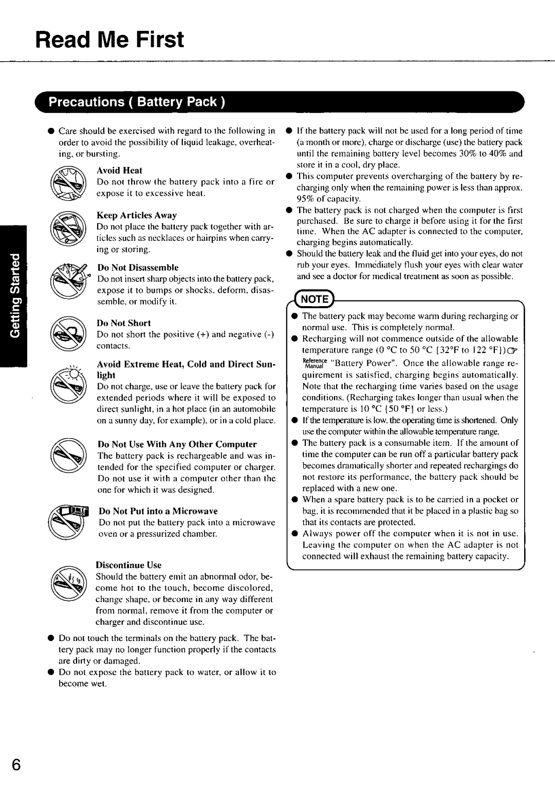 Panasonic CFM34 manual 