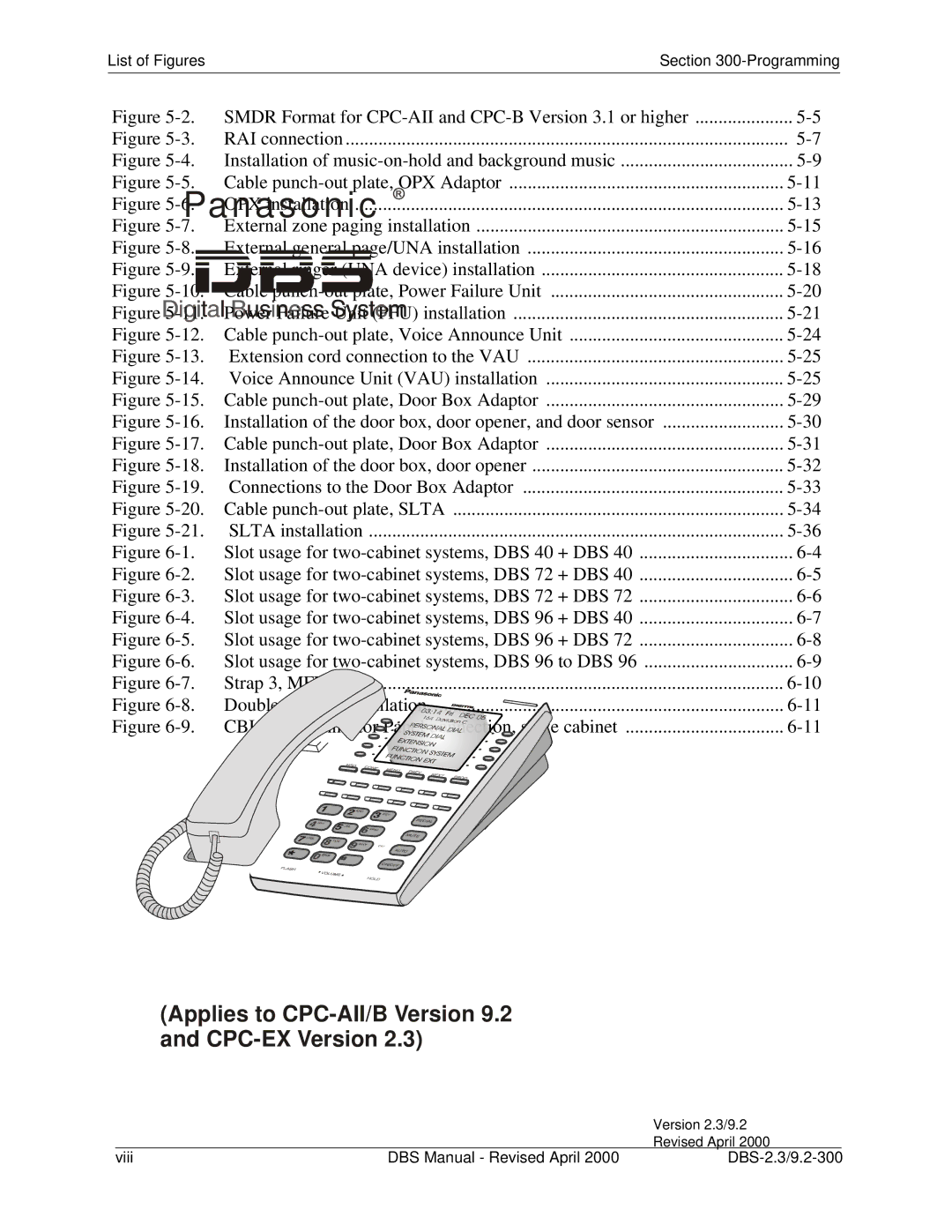 Panasonic CPC-EX manual Smdr Format for CPC-AII and CPC-B Version 3.1 or higher 