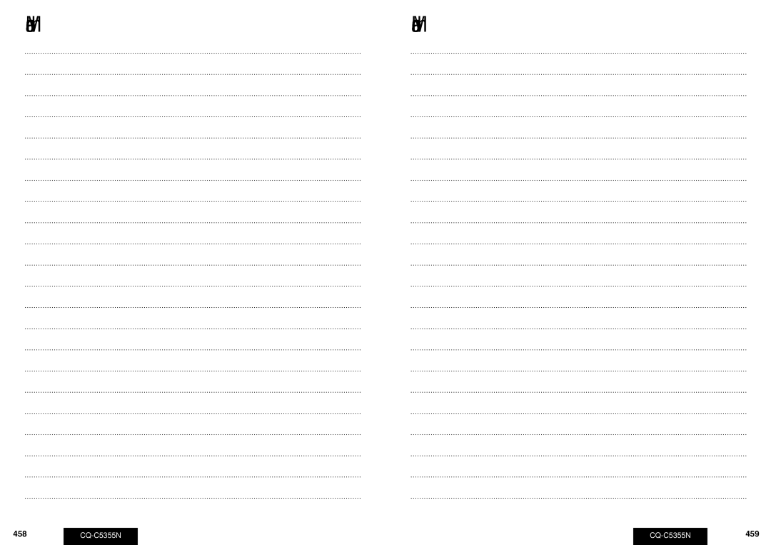 Panasonic CQ-C5355N operating instructions Memorandum 