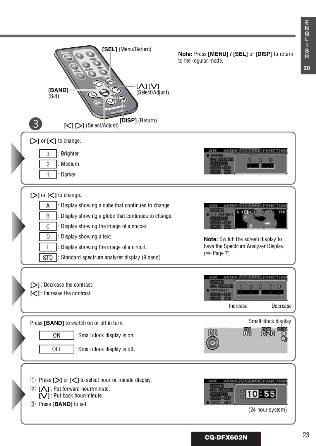 Panasonic manual CQ-DFX602N23 