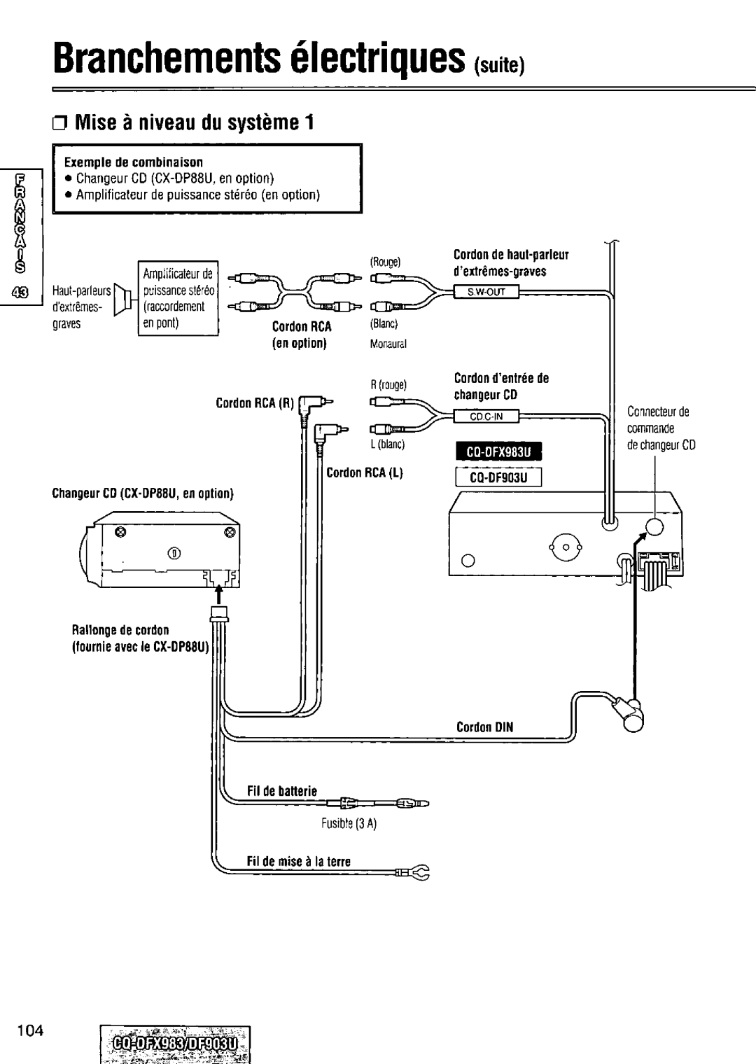 Panasonic CQ-DFX983U manual 