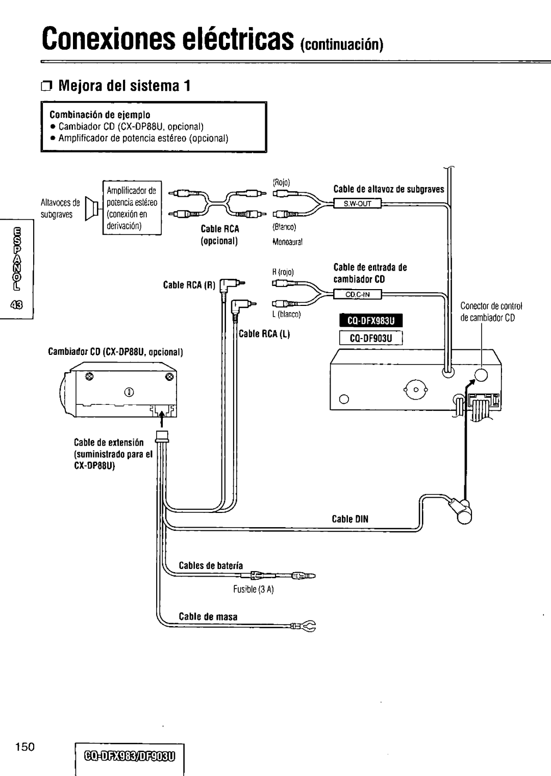 Panasonic CQ-DFX983U manual 