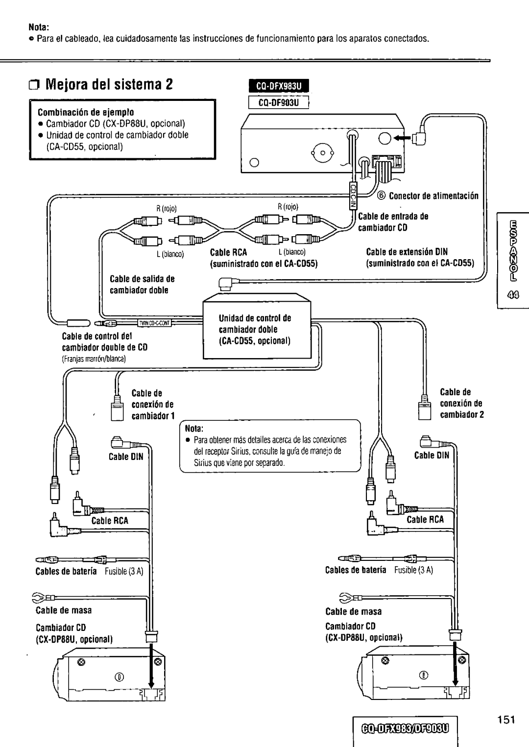 Panasonic CQ-DFX983U manual 