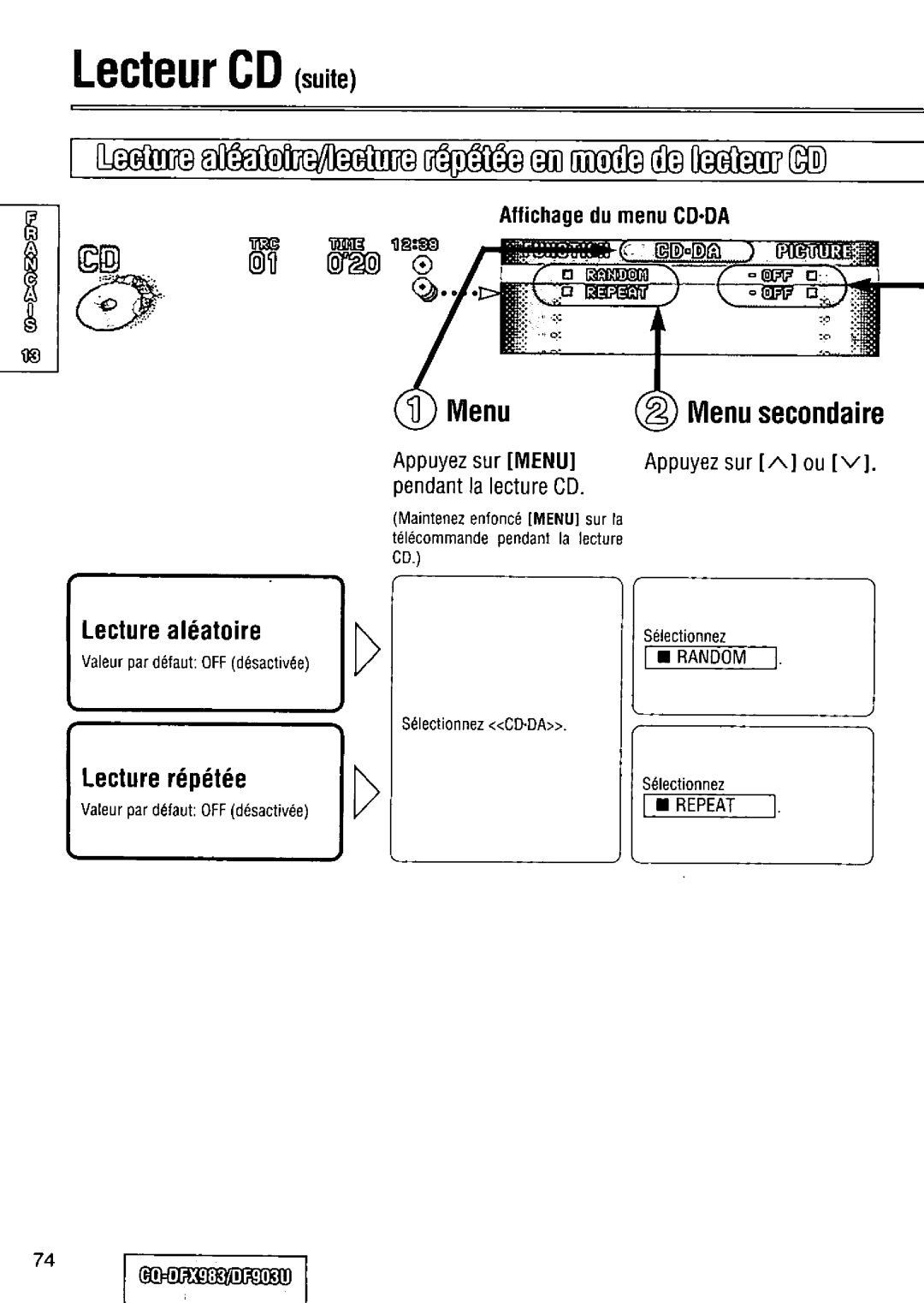 Panasonic CQ-DFX983U manual 