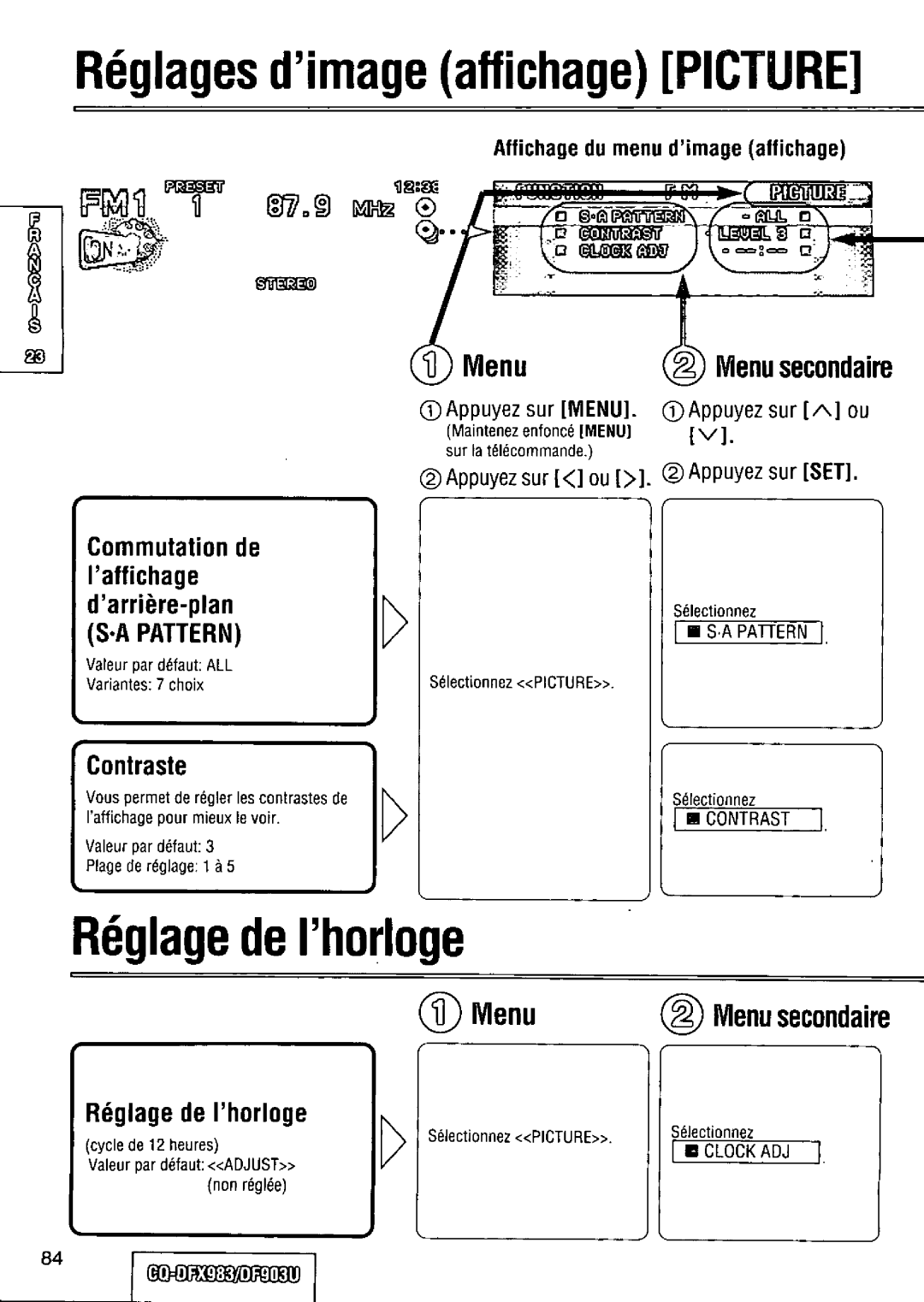 Panasonic CQ-DFX983U manual 