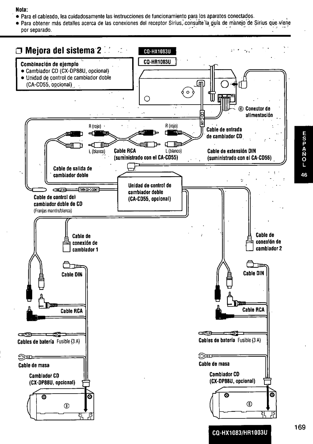 Panasonic CQ-HR1003U manual 