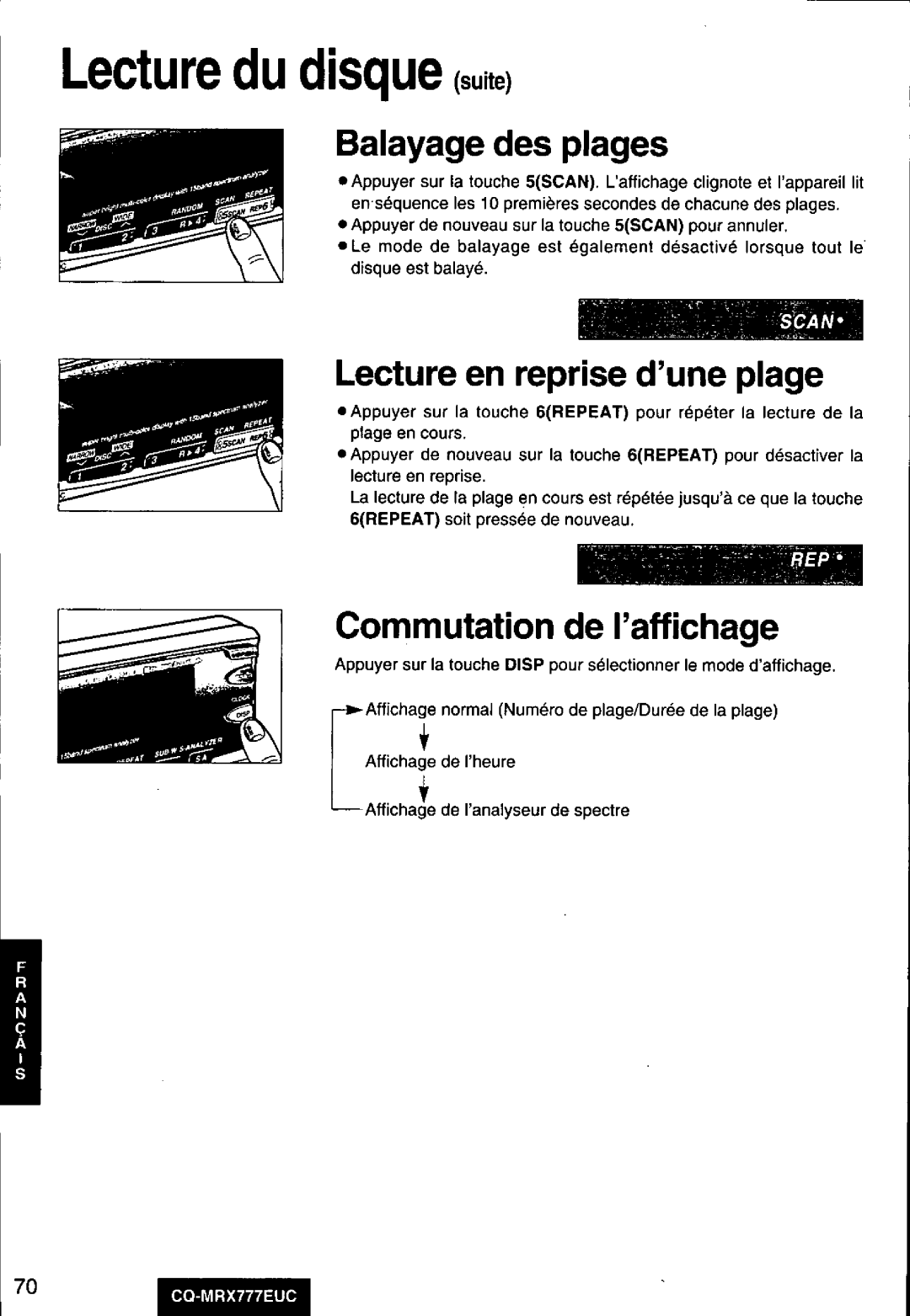 Panasonic CQ-MRX777EUC manual 