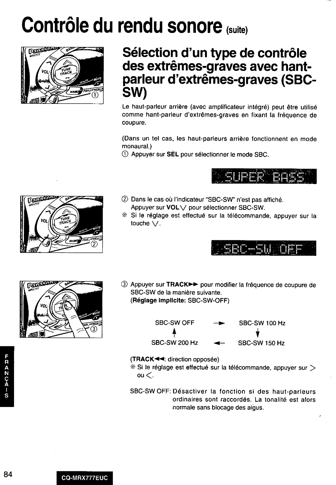 Panasonic CQ-MRX777EUC manual 