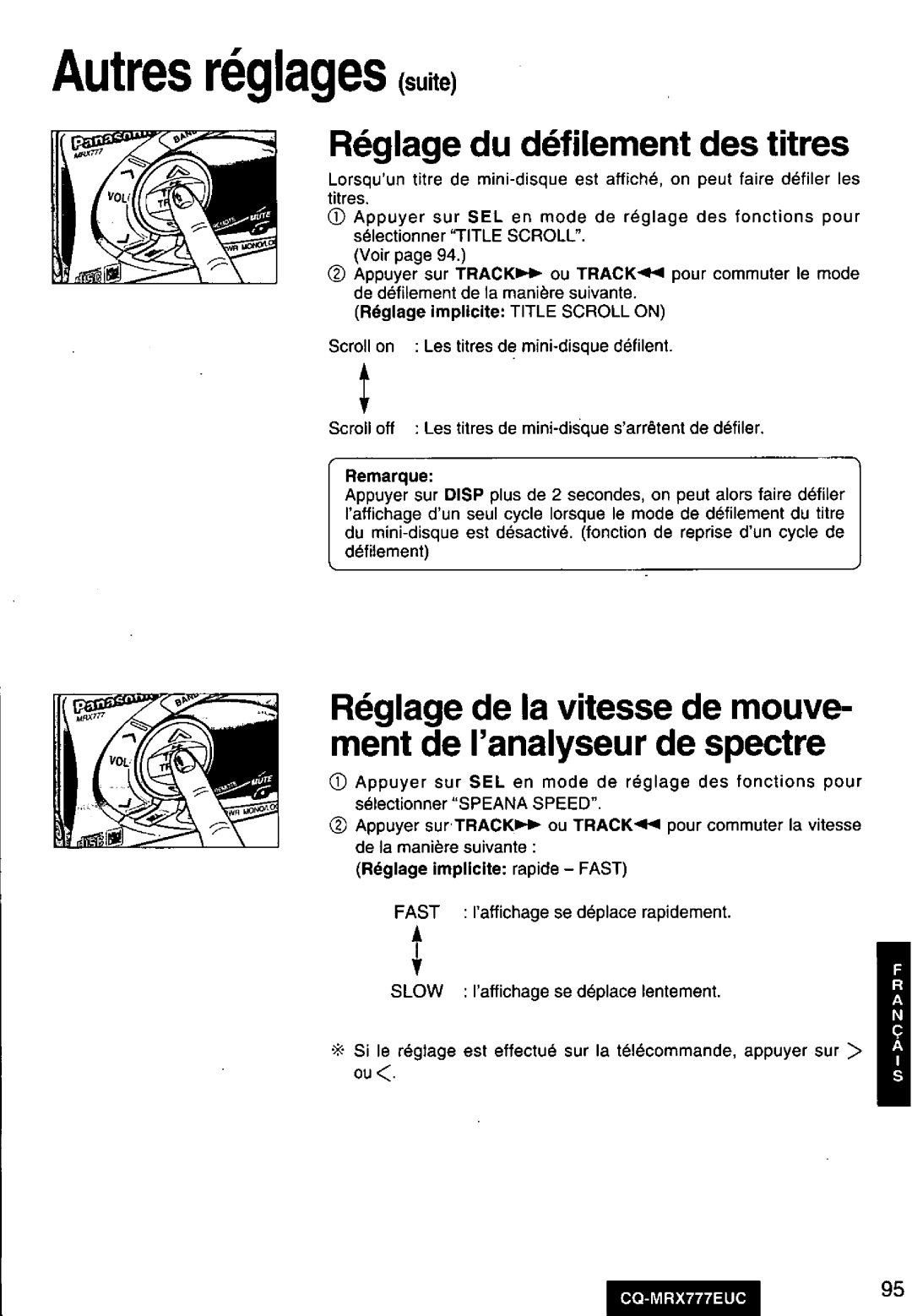 Panasonic CQ-MRX777EUC manual 