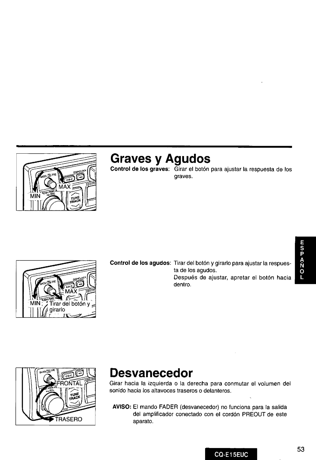 Panasonic CQE15EUC manual 