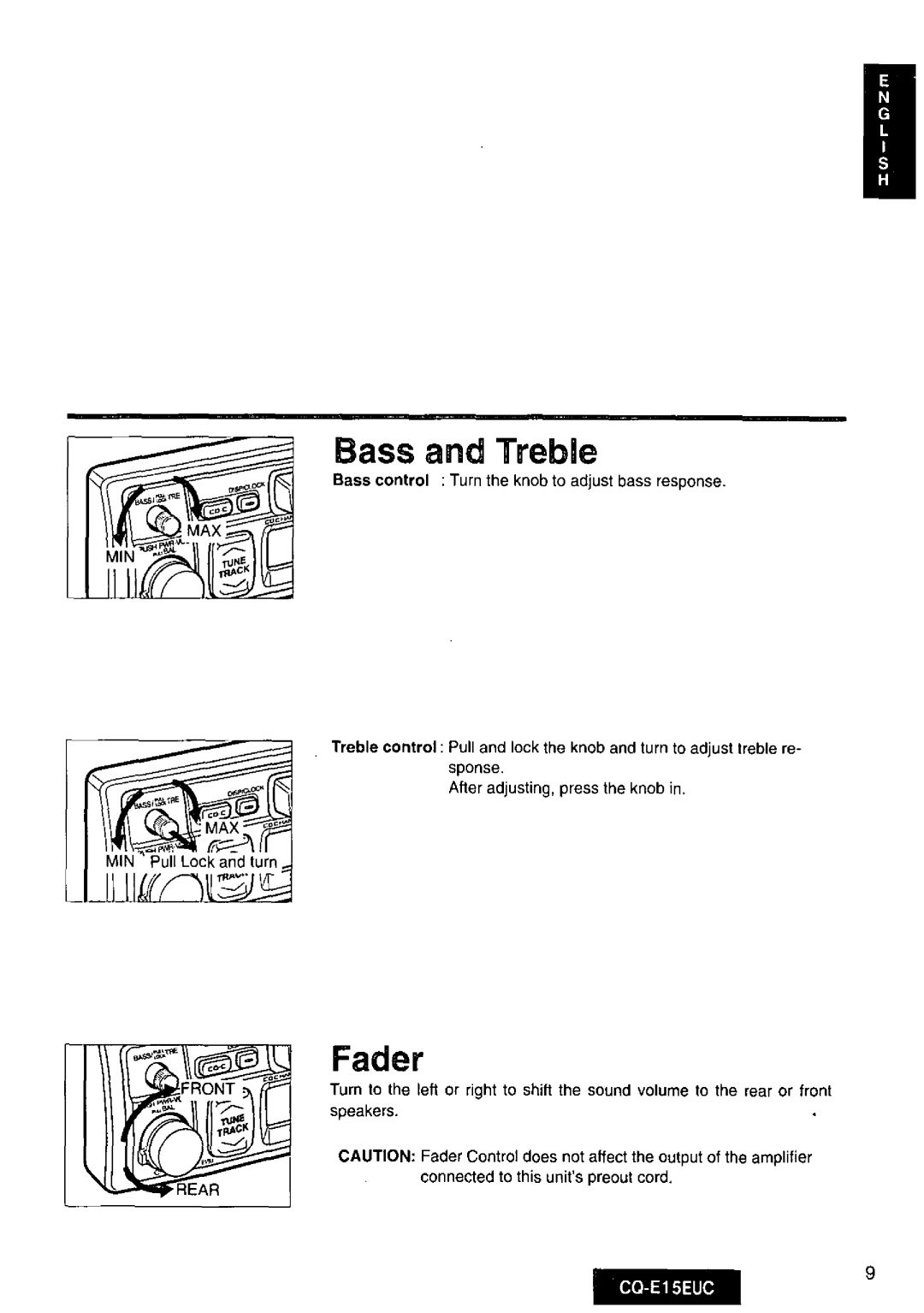 Panasonic CQE15EUC manual 