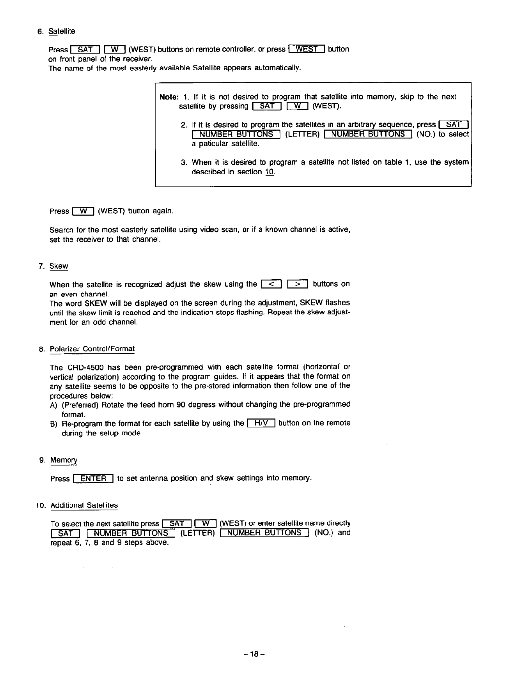 Panasonic CRD-4500 manual 