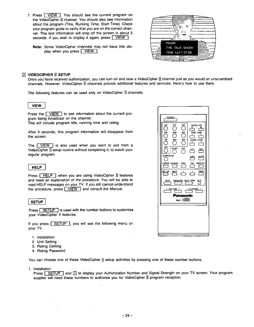 Panasonic CRD-4500 manual 