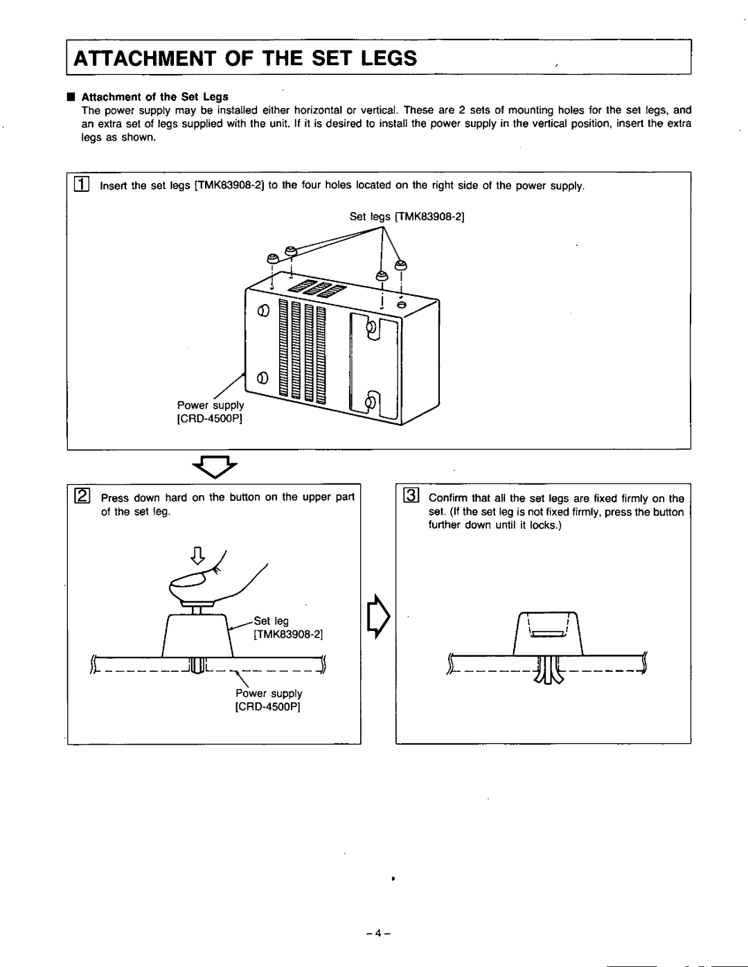 Panasonic CRD-4500 manual 