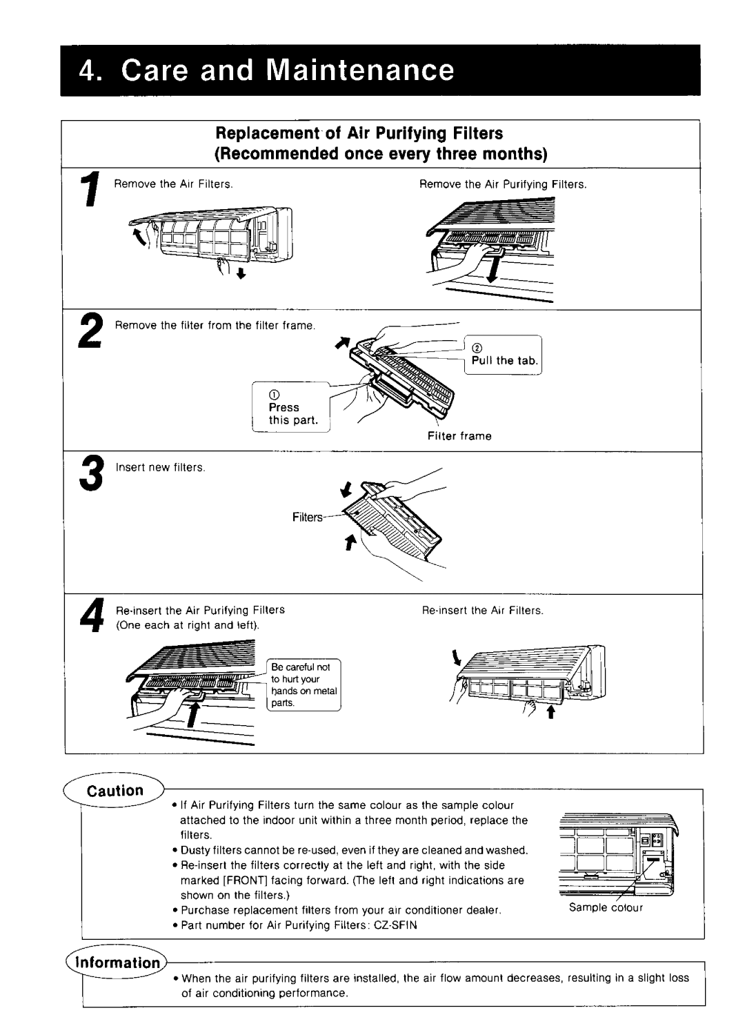 Panasonic CS-1873KR manual 