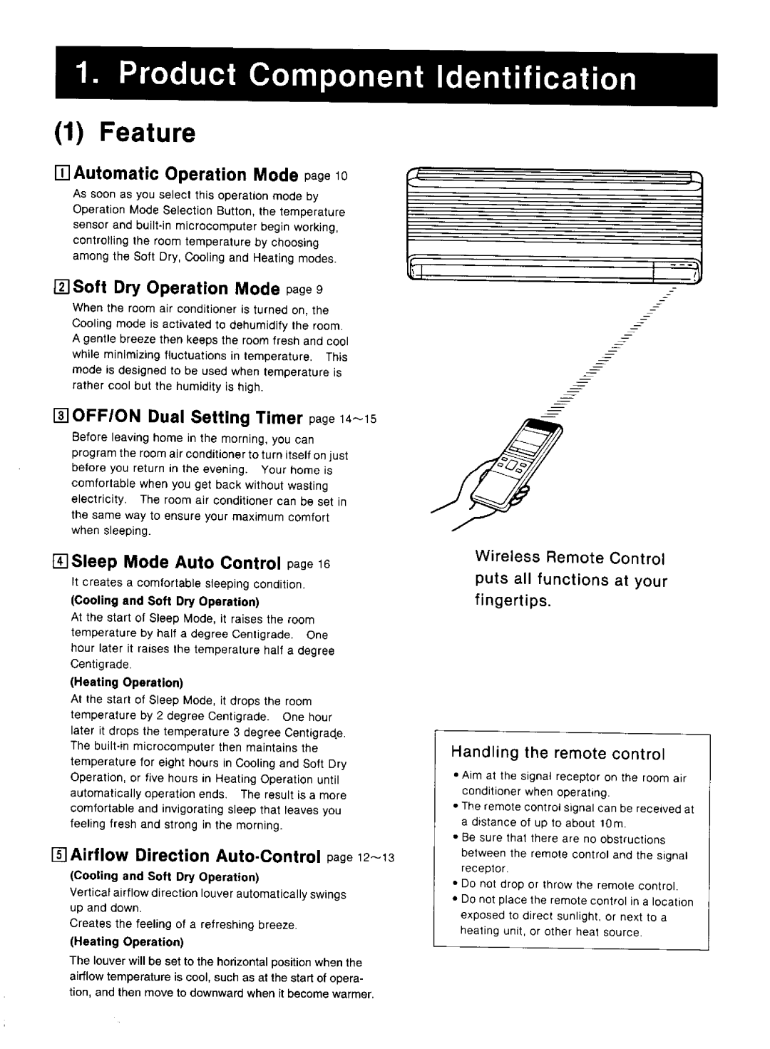 Panasonic CS-1873KR manual 