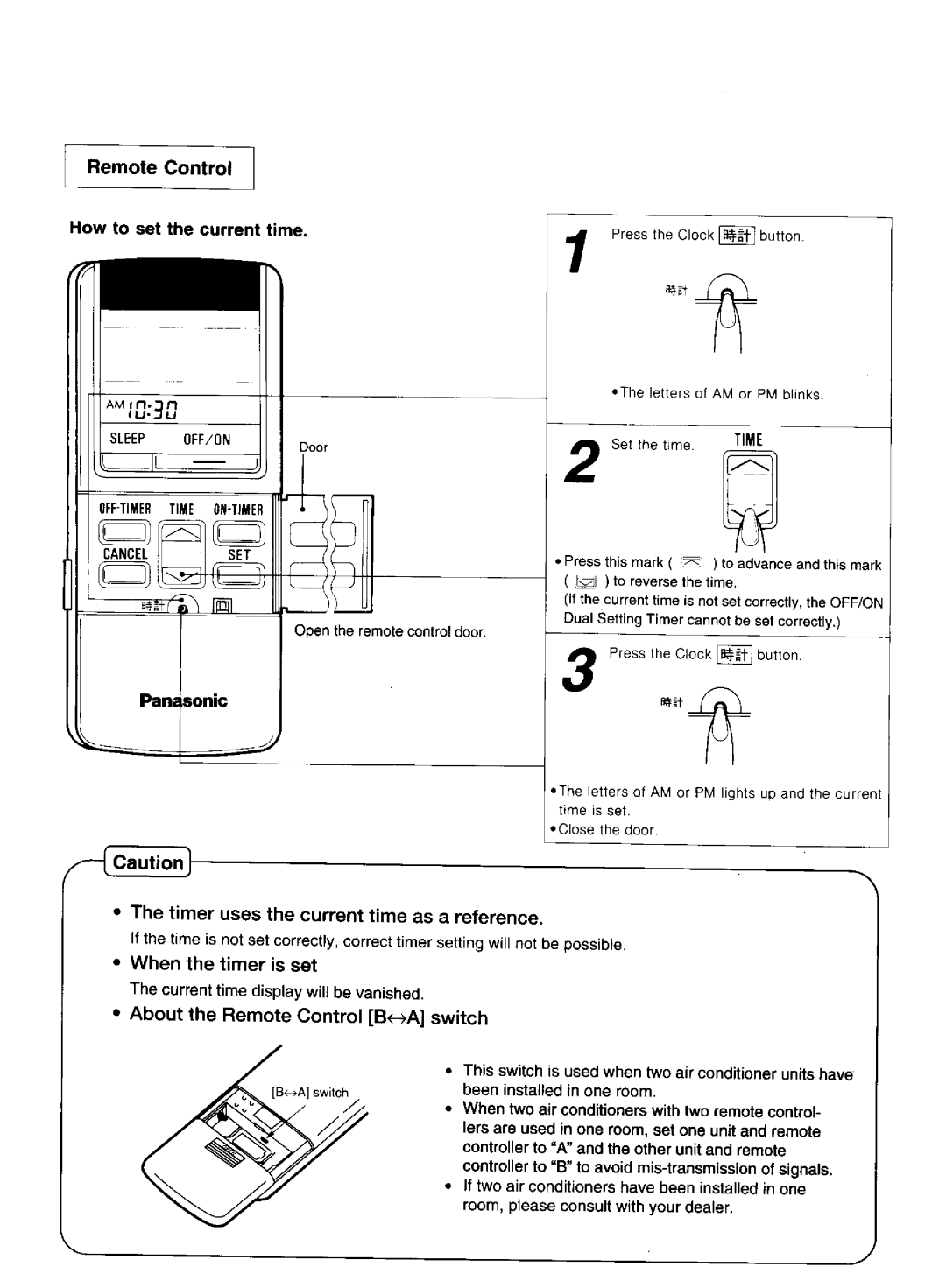 Panasonic CS-1873KR manual 