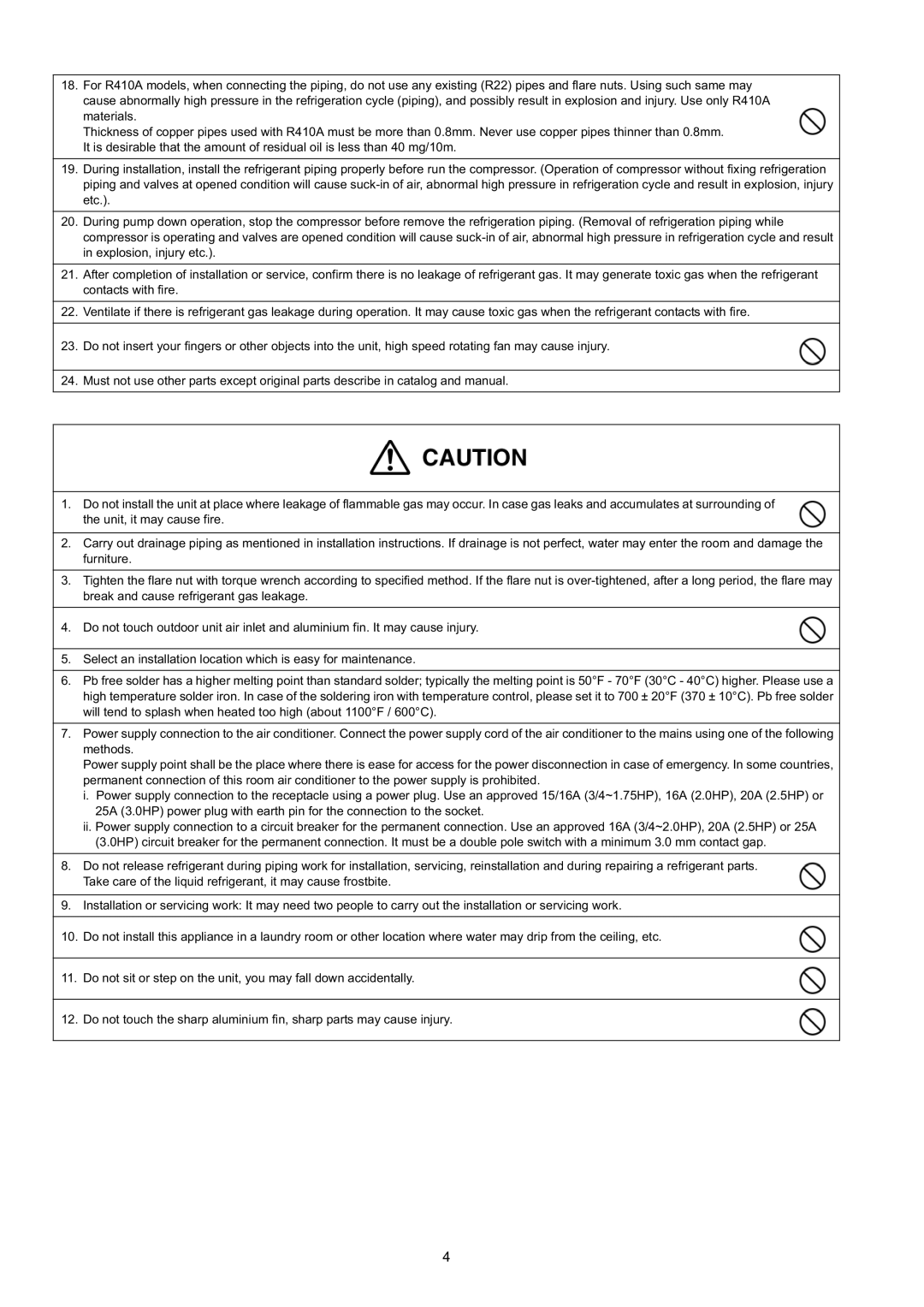 Panasonic CS-CE9JKE specifications 