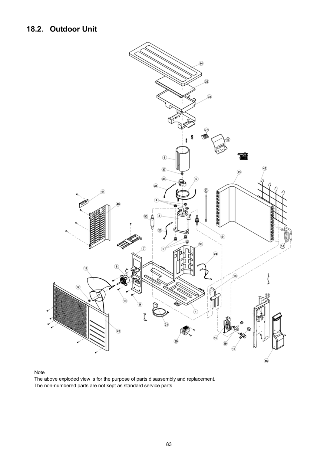 Panasonic CS-CE9JKE specifications Outdoor Unit 