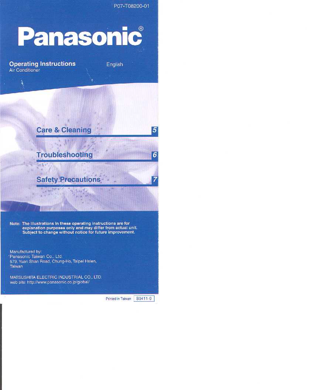 Panasonic CS-F24DD1ES manual 