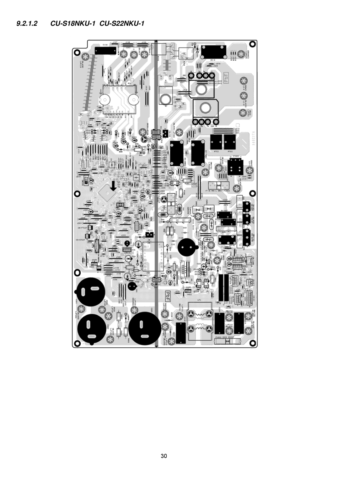 Panasonic CS-S18NKU-1, CS-S12NKUW-1, CS-S22NKU-1, CS-S9NKUW-1, CU-S9NKU-1, CU-S12NKU-1 service manual CU-S18NKU-1 CU-S22NKU-1 