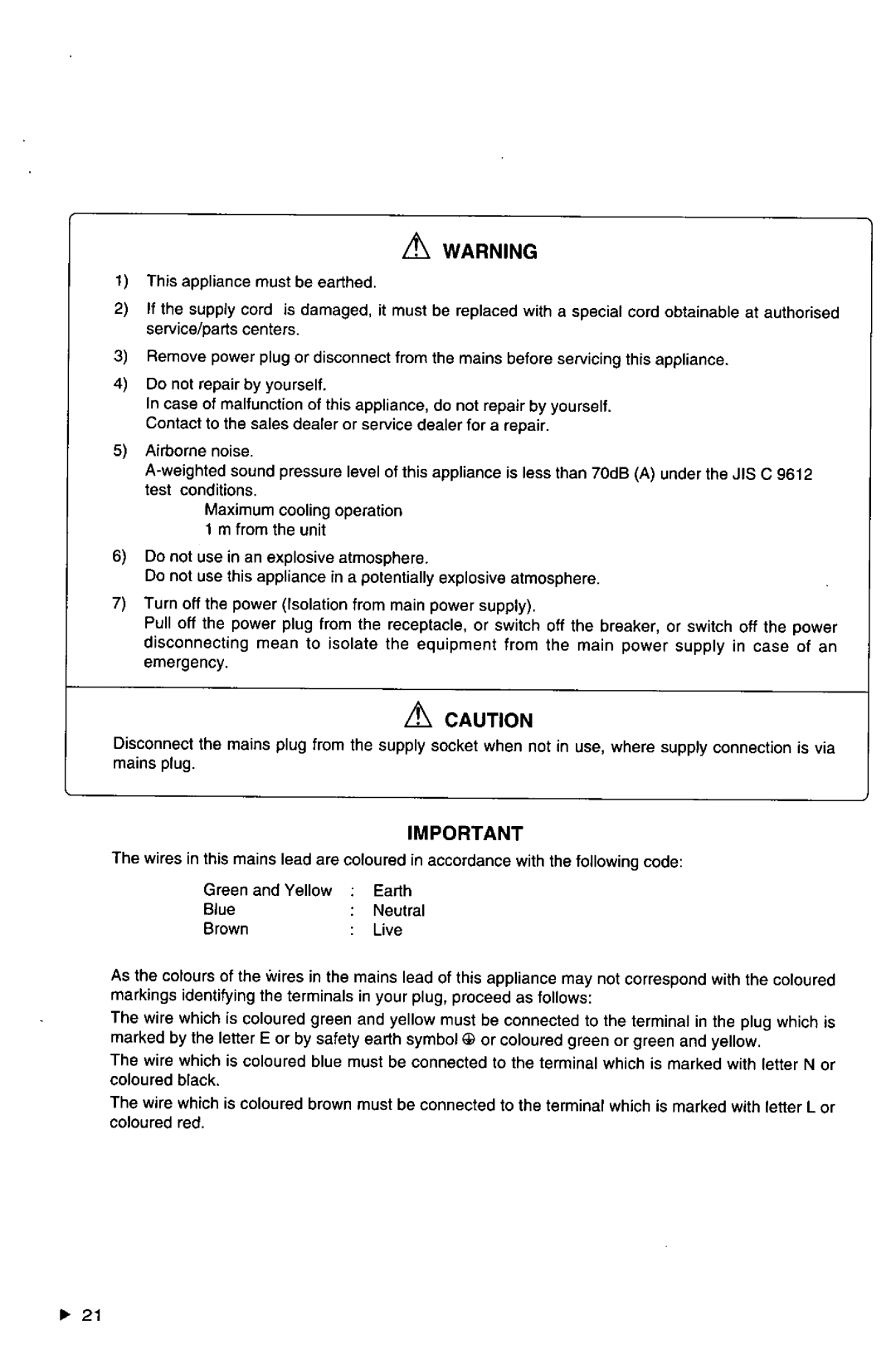 Panasonic CS-XC241KP, CSXC181KP manual 