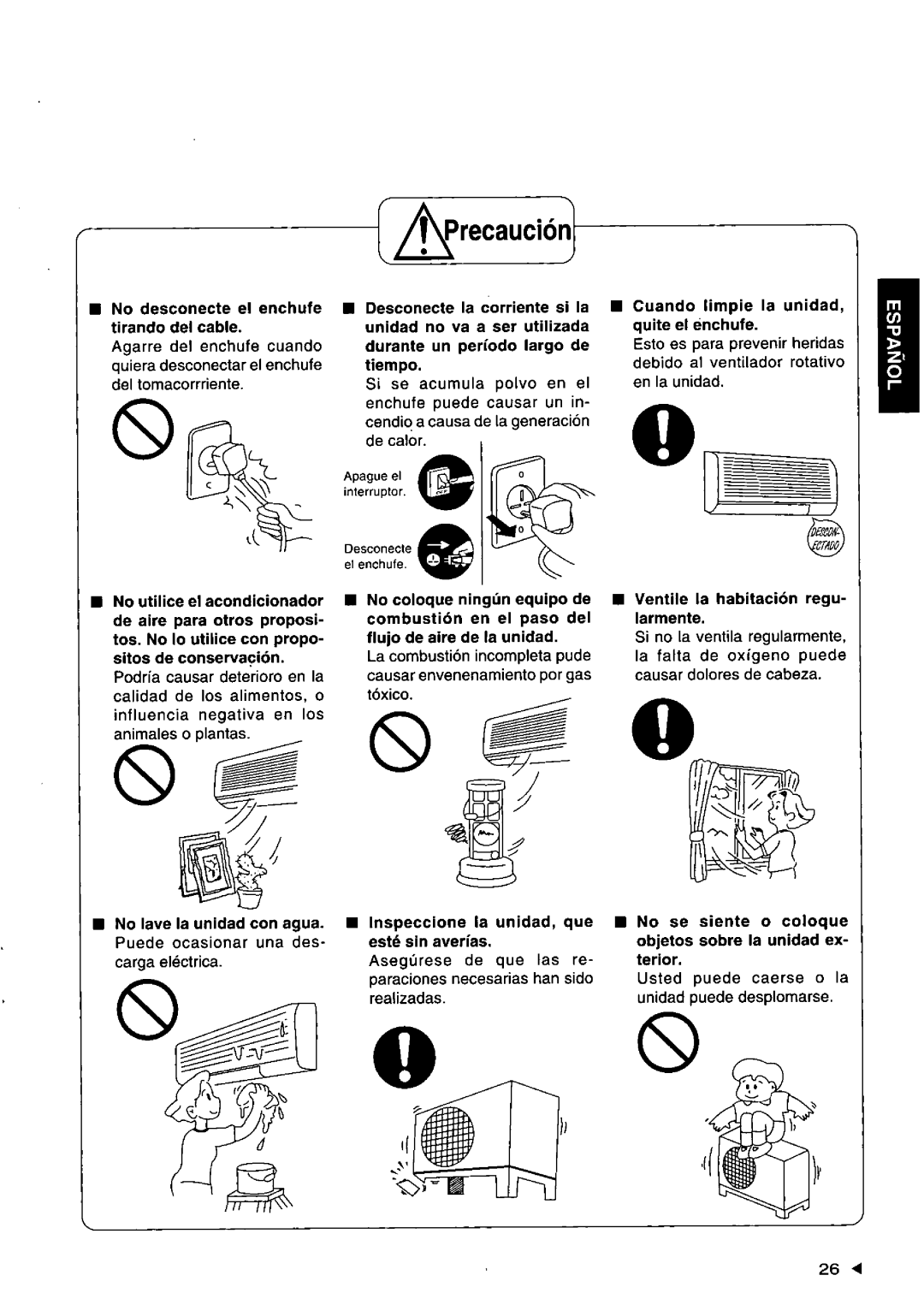 Panasonic CSXC181KP, CS-XC241KP manual 