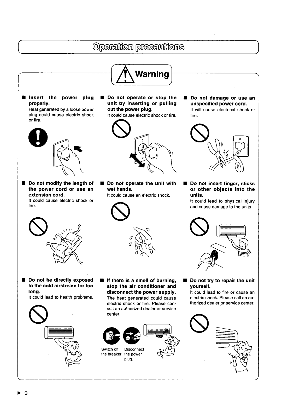 Panasonic CS-XC241KP, CSXC181KP manual 