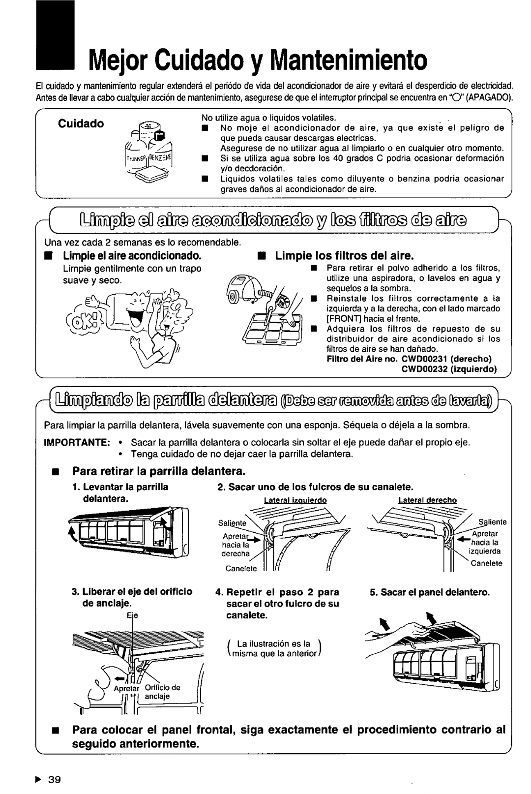 Panasonic CS-XC241KP, CSXC181KP manual 