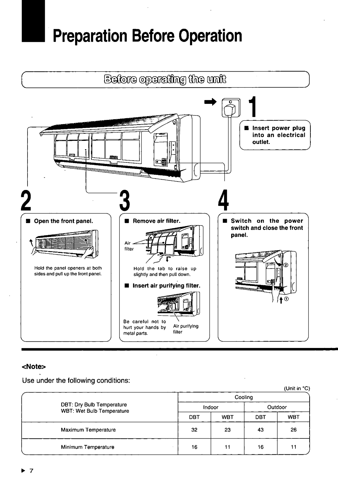 Panasonic CS-XC241KP, CSXC181KP manual 