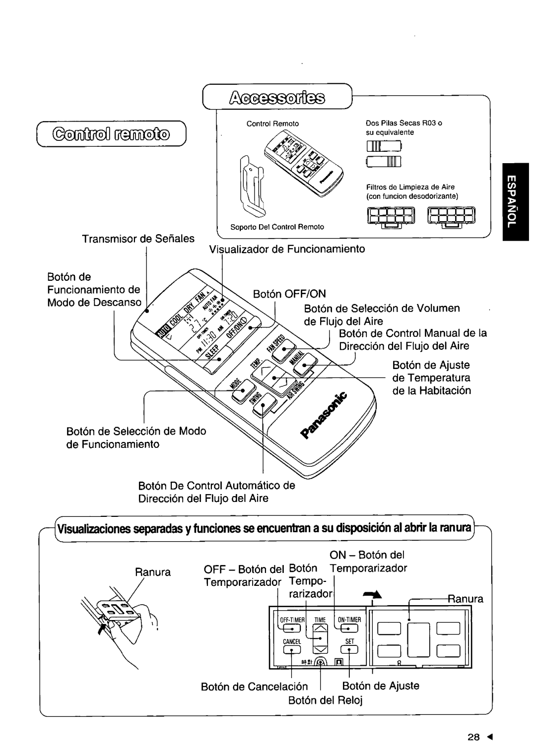 Panasonic CSXC181KP, CS-XC241KP manual 
