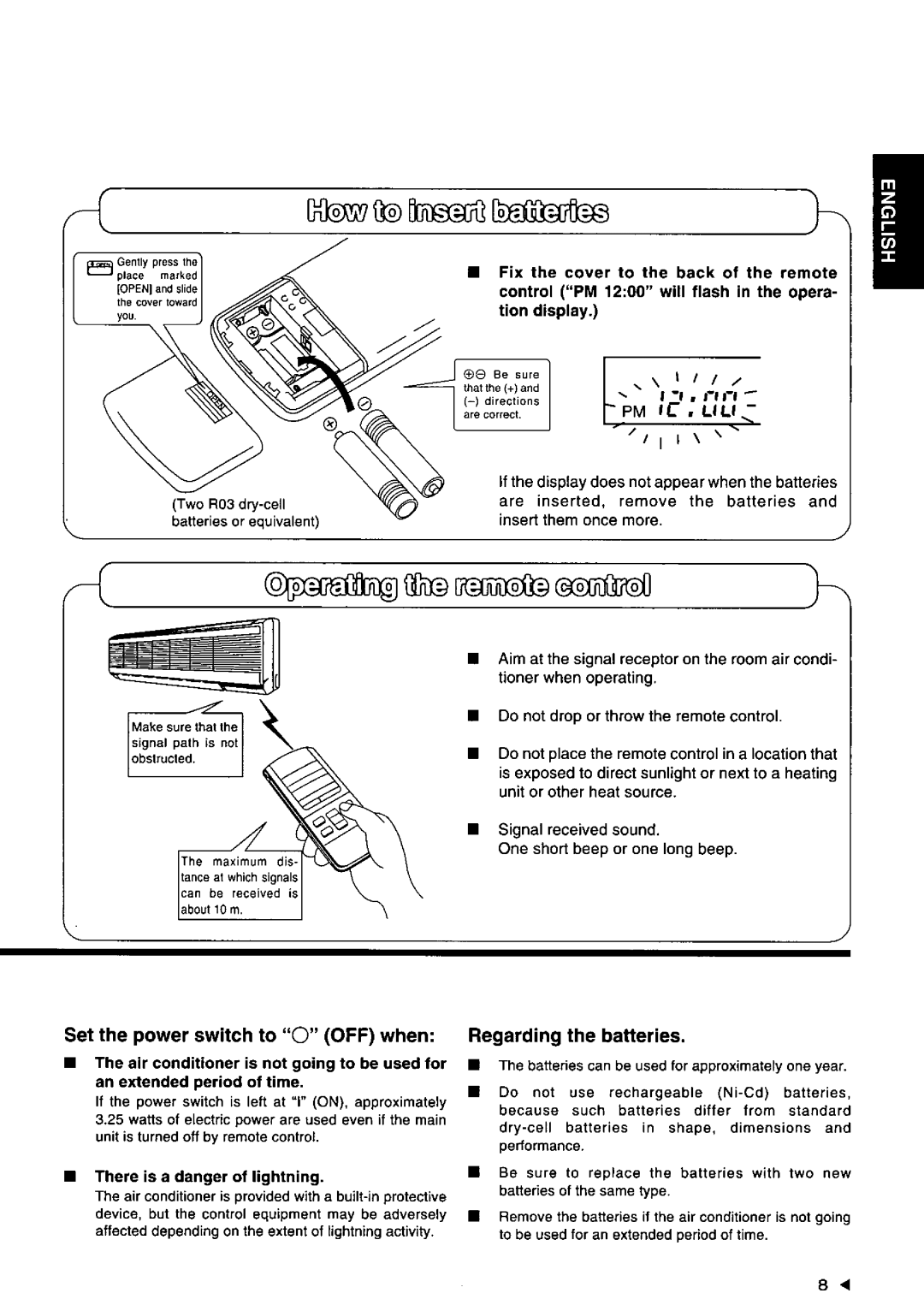 Panasonic CSXC181KP, CS-XC241KP manual 