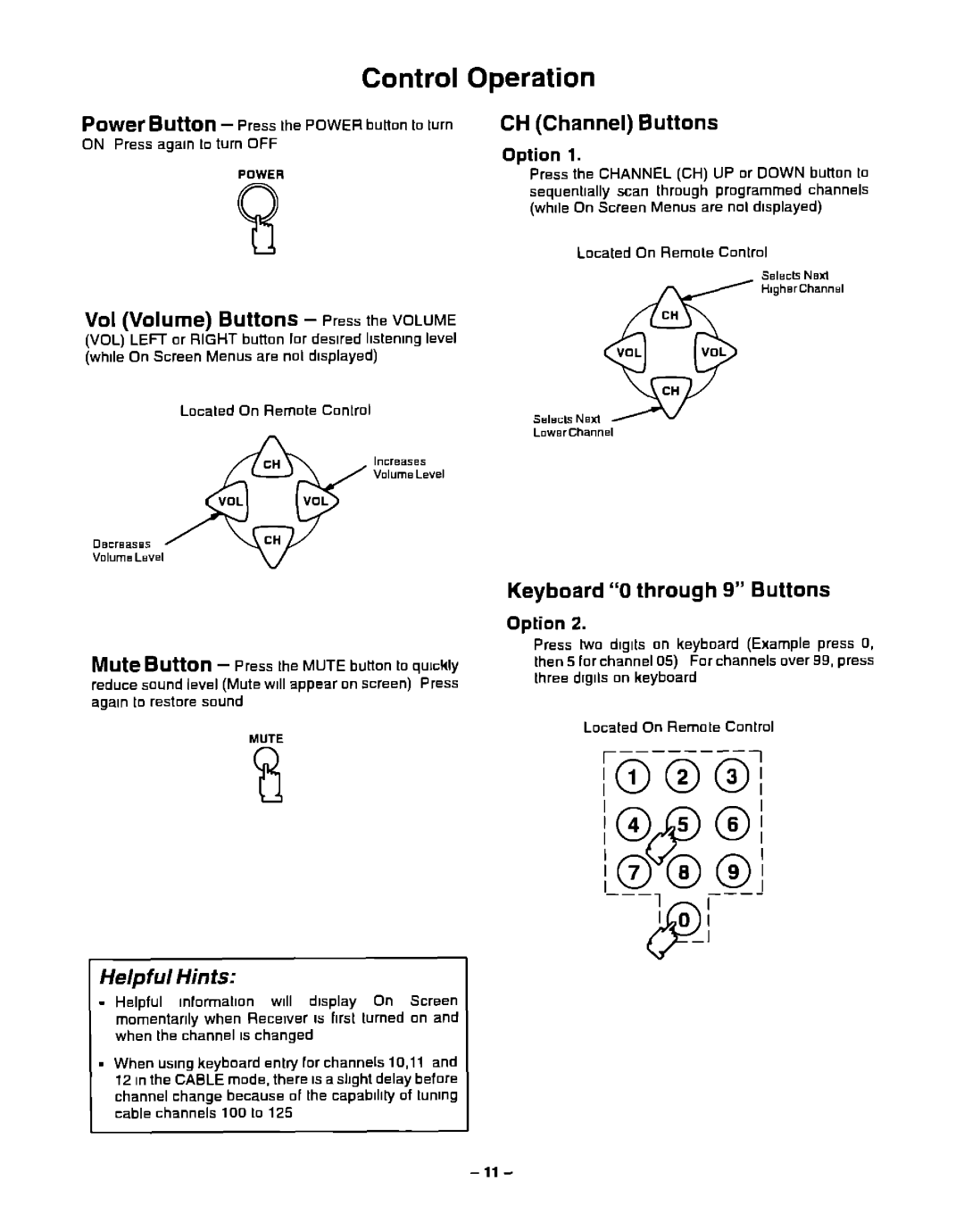 Panasonic CT-13R23 manual 