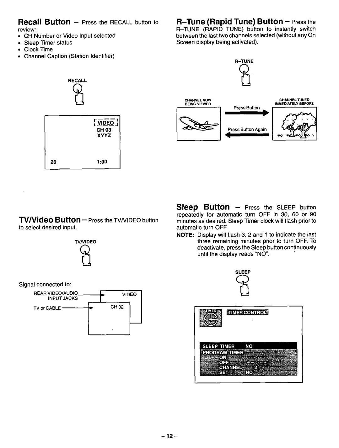 Panasonic CT-13R23 manual 