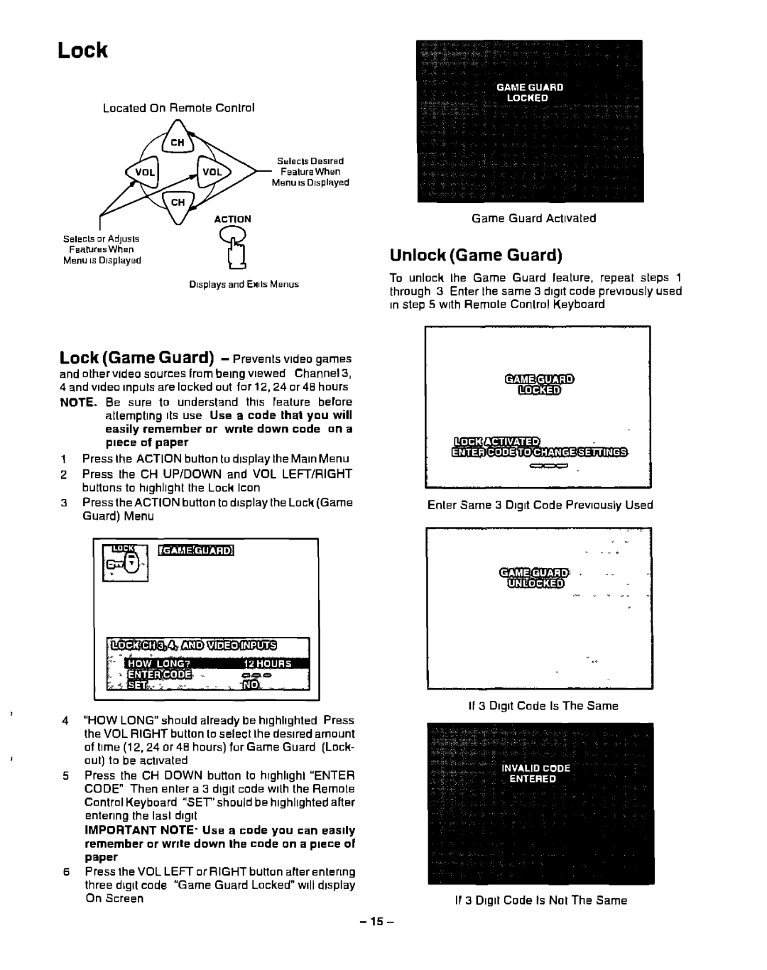 Panasonic CT-13R23 manual 