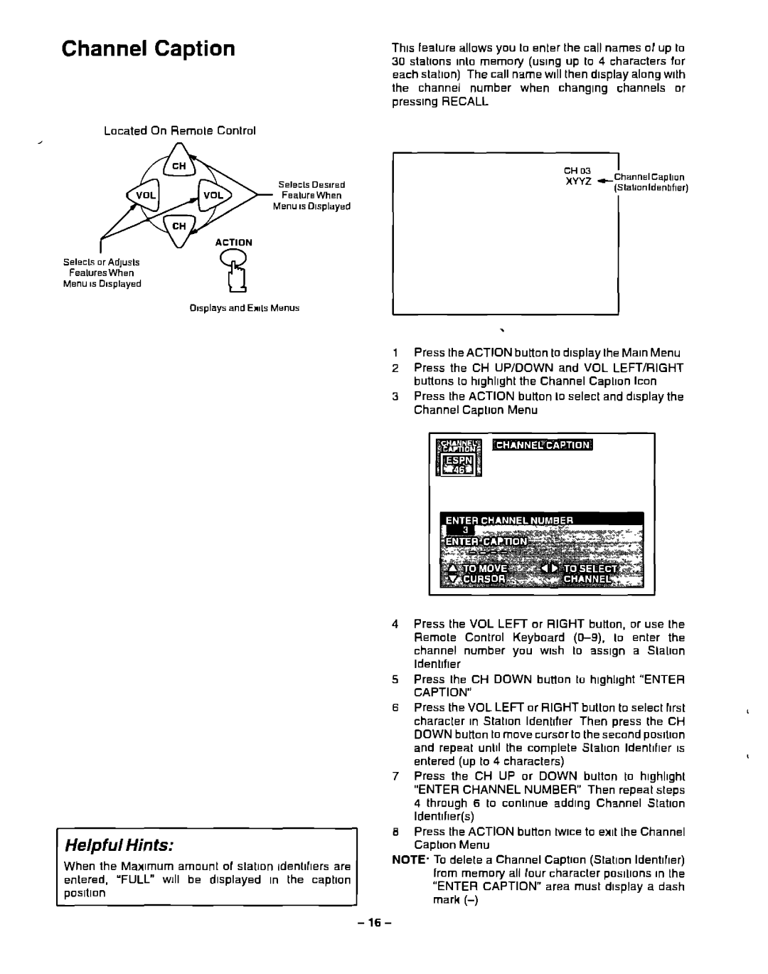 Panasonic CT-13R23 manual 