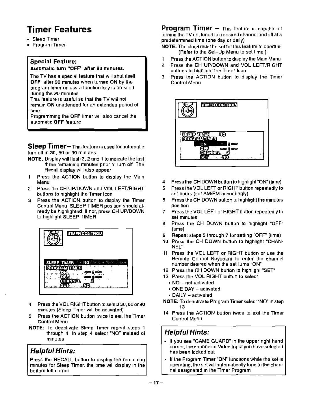 Panasonic CT-13R23 manual 