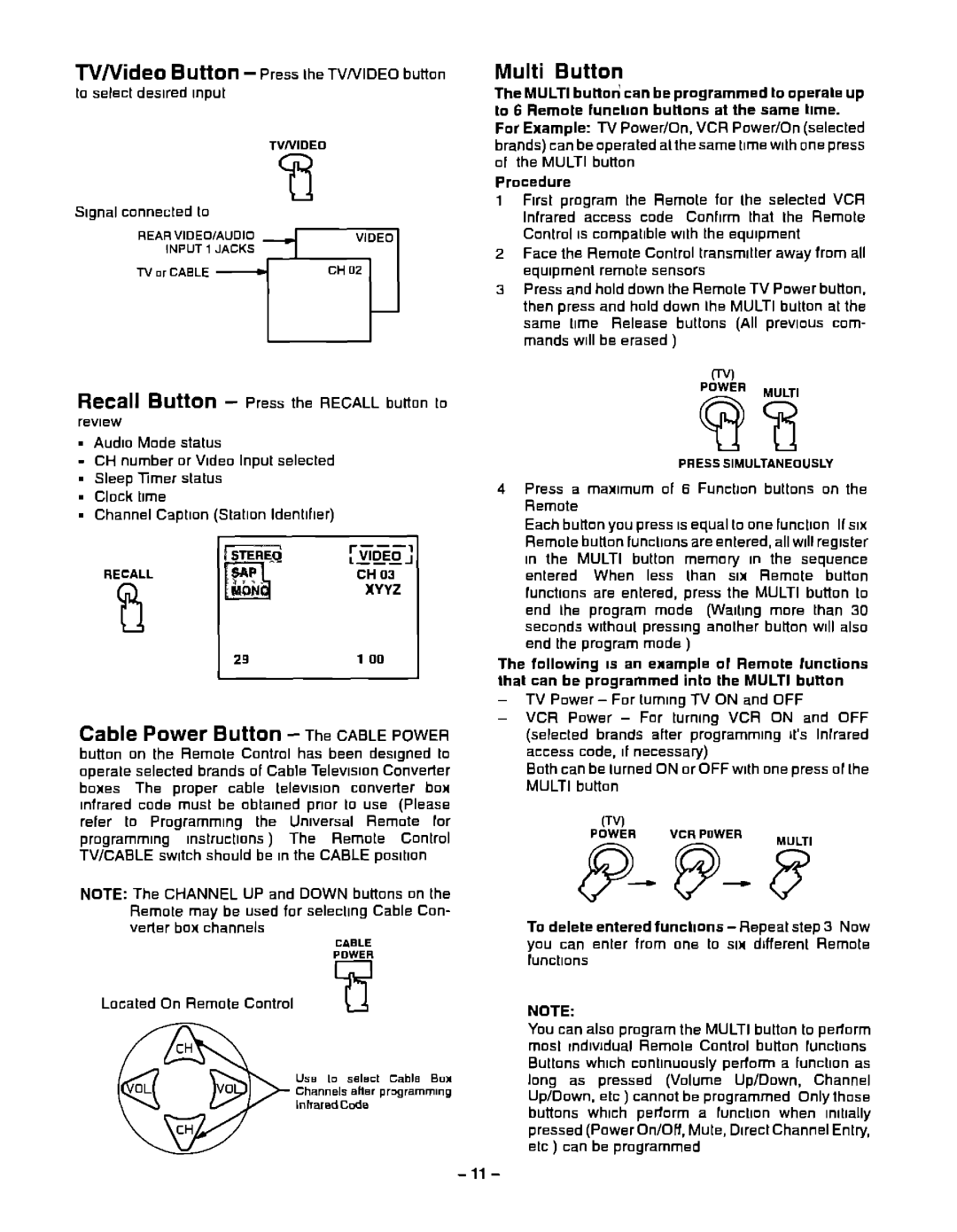 Panasonic CT-20G21, CT-20G31 manual 