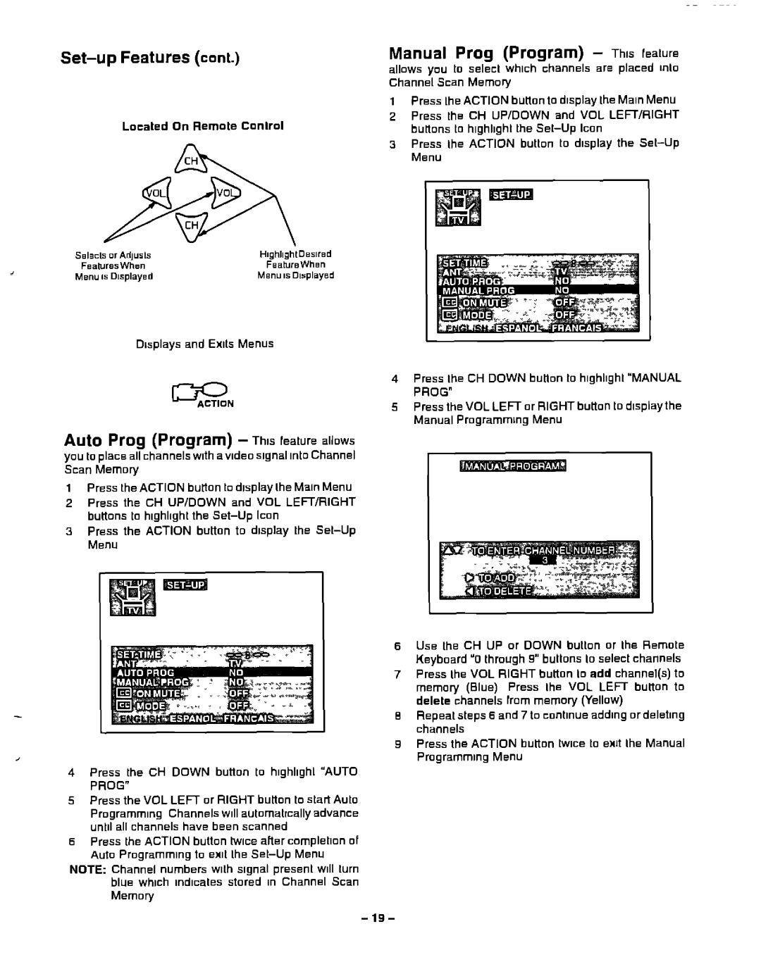 Panasonic CT-20G21, CT-20G31 manual 