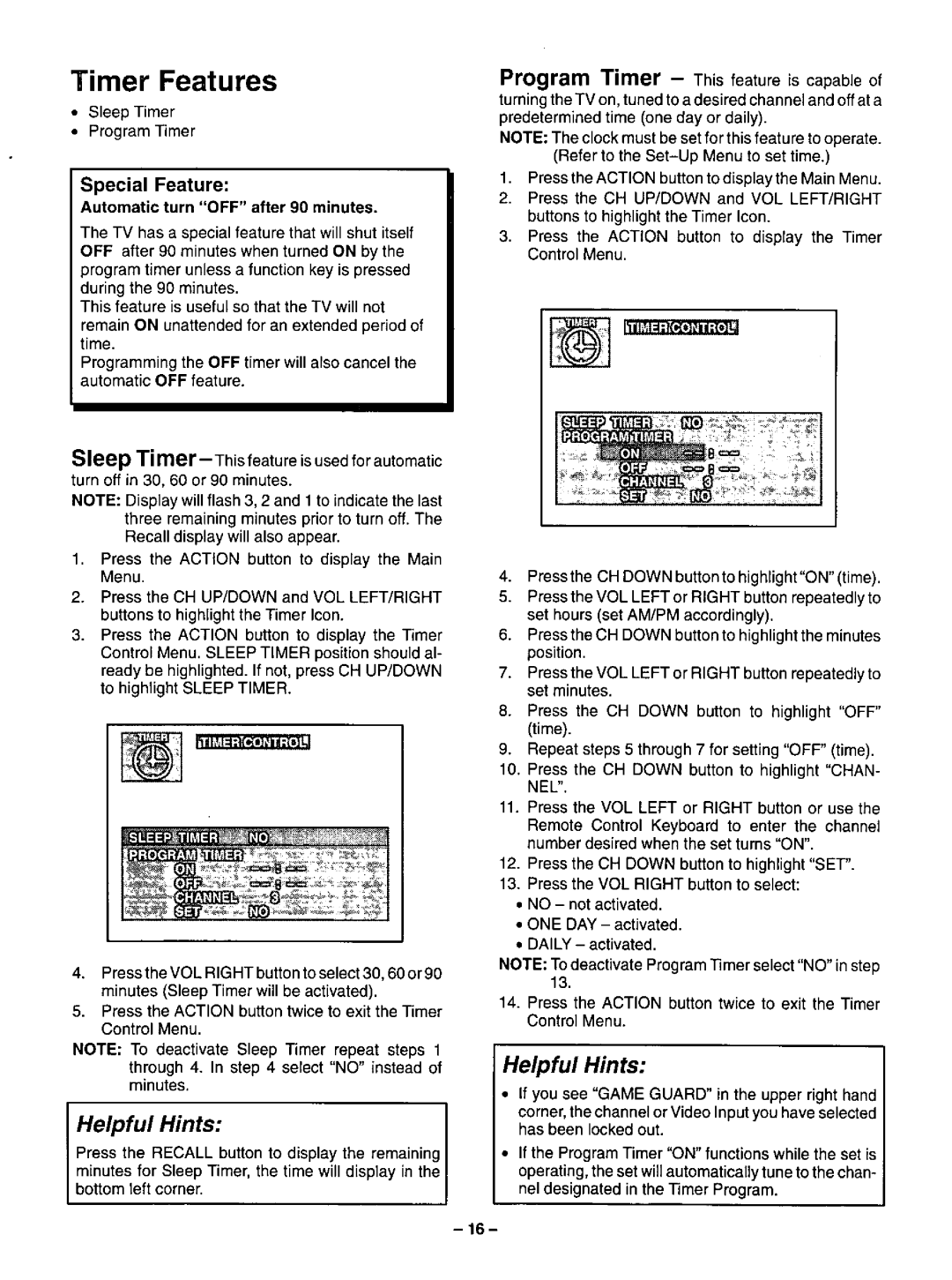 Panasonic CT-20R13 manual 