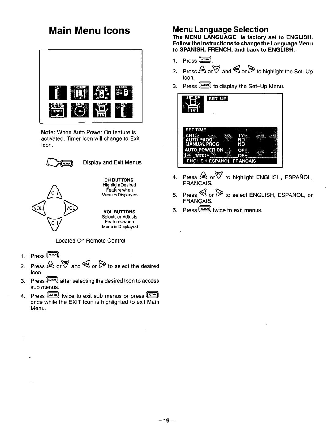 Panasonic CT-27G22 manual 