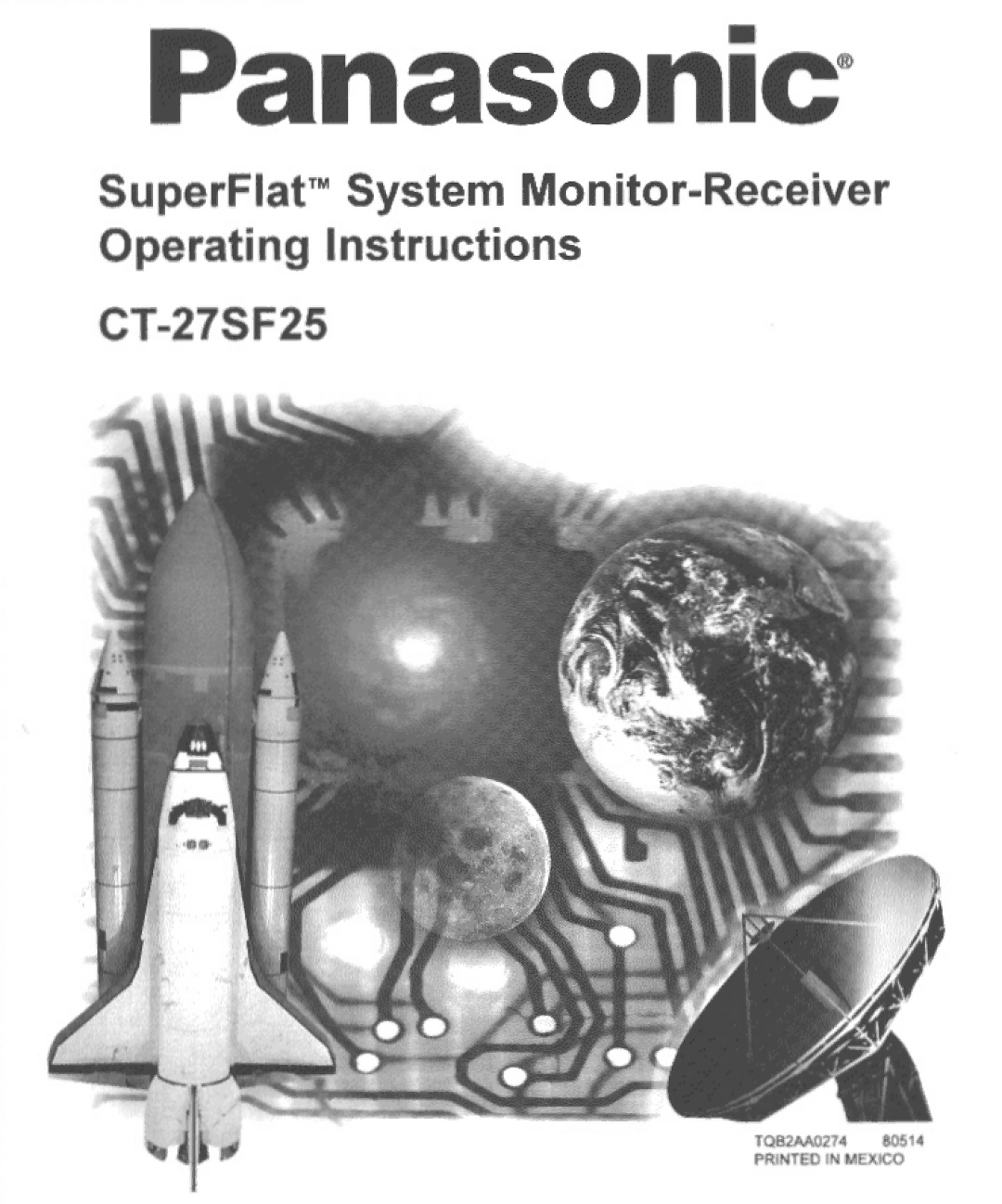 Panasonic CT-27SF25 manual 